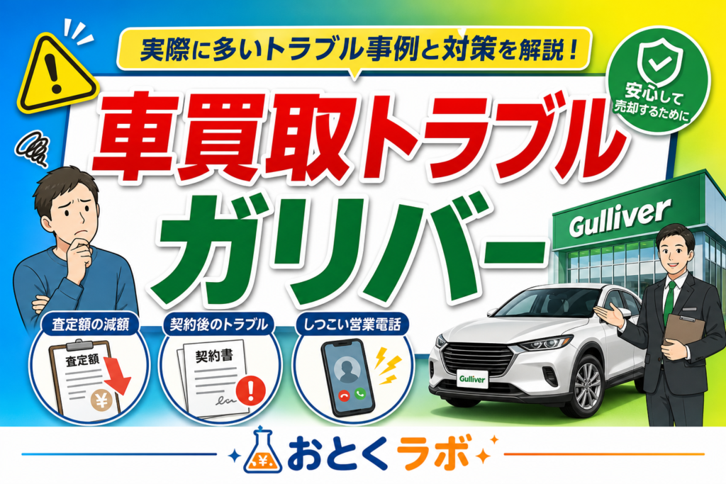 車買取トラブル ガリバー